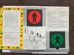 Oude verkeersfolder  kleuters, Antiek en Kunst, Curiosa en Brocante, Ophalen of Verzenden