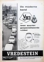 10 vintage advertenties reclames Vredestein banden 1963-88, Verzamelen, Merken en Reclamevoorwerpen, Ophalen