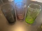 Coca-Cola Glazen Set van 3, Glas of Glazen, Gebruikt, Ophalen of Verzenden, Glas