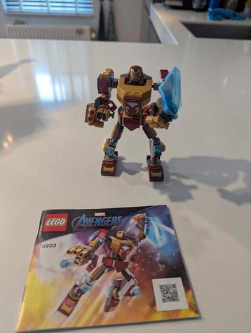LEGO 76203 Iron Man Mech - Zo goed als nieuw! beschikbaar voor biedingen