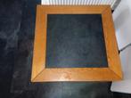 Salontafel met Leisteen Blad, Huis en Inrichting, Tafels | Salontafels, Ophalen, Gebruikt, 50 tot 100 cm, Vierkant