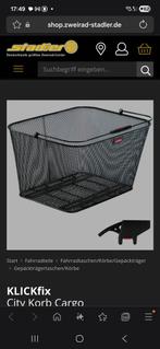 Fietsmand   KLICKfix City Korb Cargo, Fietsen en Brommers, Fietsaccessoires | Fietsmanden, Ophalen of Verzenden, Nieuw, Fietsmand