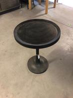 (1) horeca terrastafel, kunststof, zwart, ronde tafel, 60 cm of meer, 55 tot 75 cm, Kunststof, Rond