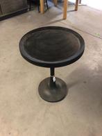 (1) horeca terrastafel, kunststof, zwart, ronde tafel, Ophalen, Kunststof, Rond, 55 tot 75 cm