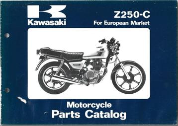 Kawasaki Z250 C parts list (724p) motor beschikbaar voor biedingen