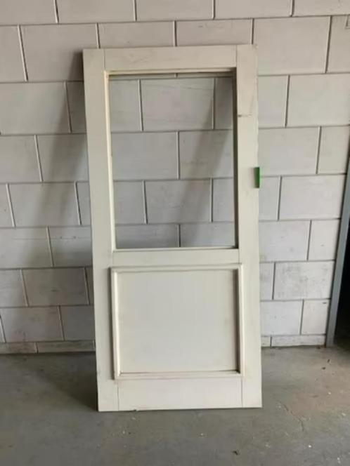 Binnendeur opdek ( 313 ), Doe-het-zelf en Verbouw, Deuren en Horren, Gebruikt, Buitendeur, 200 tot 215 cm, 80 tot 100 cm, Ophalen