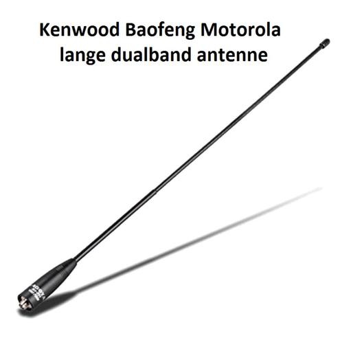 Kenwood Baofeng Motorola lange dualband antenne | NIEUW, Telecommunicatie, Portofoons en Walkie-talkies, Nieuw, Toebehoren, 5 tot 15 km