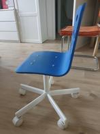 kinder bureaustoel kleur blauw, Kinderen en Baby's, Kinderkamer | Tafels en Stoelen, Gebruikt, Ophalen of Verzenden, Stoel(en)