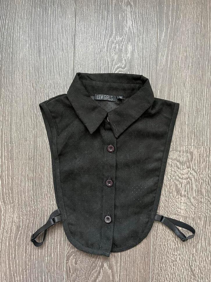 NIEUW Meisjes kraagje / kraag zwart van Levv Girls mt 140, Kinderen en Baby's, Kinderkleding | Maat 140, Nieuw, Meisje, Overige typen