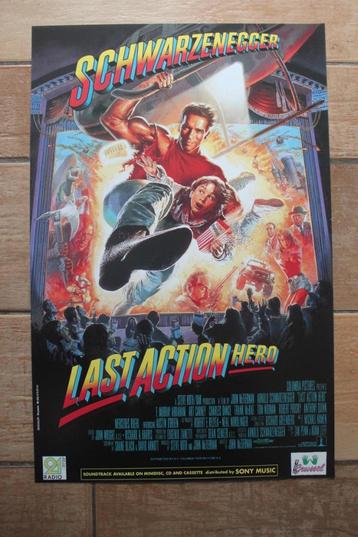 filmaffiche Schwarzenegger Last Action Hero filmposter beschikbaar voor biedingen
