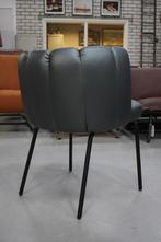 Hippe eetkamerstoelen HIGH FIVE antraciet met ronde vormen, Ophalen, Nieuw, Metaal, Grijs