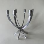 vintage IKEA aluminium kandelaar Sigga Heimis, 25 tot 50 cm, Ophalen of Verzenden, Zo goed als nieuw, Metaal