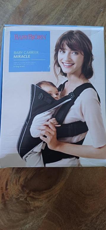 Baby Bjorn Draagzak Miracle 3,5-12kg/ 8-26Ib - NIEUW! beschikbaar voor biedingen