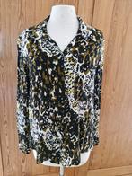 Samsøe Samsøe blouse Milly Wild Cat viscose mt L zgan, Overige kleuren, Samsøe Samsøe, Maat 42/44 (L), Ophalen of Verzenden
