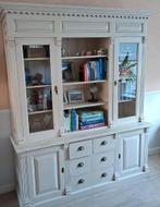 Landelijke buffetkast/bibliotheekkast, Ophalen, Gebruikt, Met deur(en), 200 cm of meer