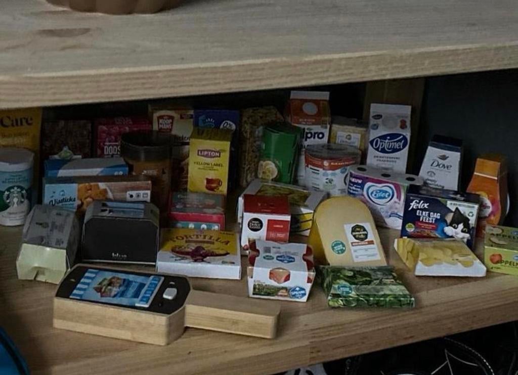 Miniatuur Boodschappen Set, Ophalen of Verzenden, Zo goed als nieuw, Overige typen