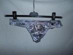 G - string slip Zilver glanzend Zie scans Maat : XL, Verzenden, Overige kleuren, CM, Slip