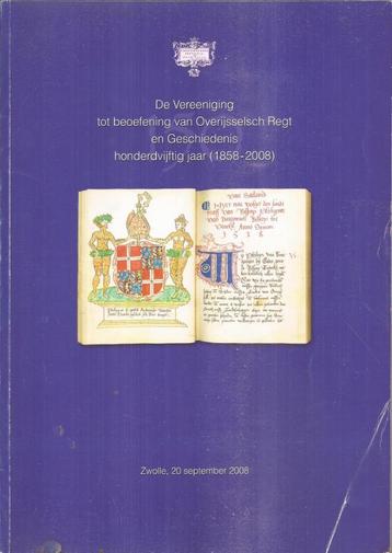 Ver. Overijsselsch Regt en Geschiedenis 150 Jaar 1858-2008 beschikbaar voor biedingen