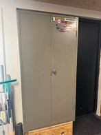 Industriële kast groen, Huis en Inrichting, Kasten | Roldeurkasten en Archiefkasten, Ophalen, 50 tot 100 cm, Zo goed als nieuw