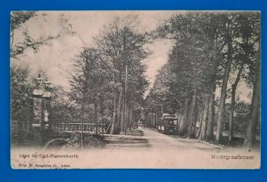 Ansichtkaart Amsterdam Laan Oud-Roosenburch Watergraafsmeer, Verzamelen, Ansichtkaarten | Nederland, Gelopen, Noord-Holland, Voor 1920