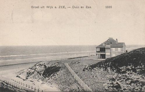 Wijk aan Zee Mooie Gelopen Kaart uit 1913 met Duin en Zee., Verzamelen, Ansichtkaarten | Nederland, Gelopen, Noord-Holland, Voor 1920