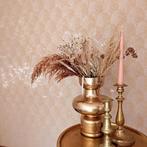 Mooie grote gouden vaas, prachtig cadeau voor bloemen, Overige kleuren, Nieuw, Ophalen of Verzenden, Glas