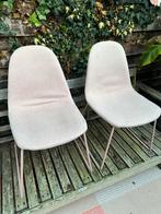 2 zacht roze eetkamer stoelen, Huis en Inrichting, Stoelen, Ophalen of Verzenden, Gebruikt, Overige kleuren