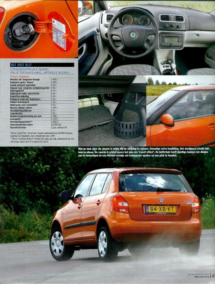 Autovisie dubbeltest Opel Corsa versus Skoda Fabia 2007, Boeken, Auto's | Folders en Tijdschriften, Gelezen, Opel, Ophalen of Verzenden