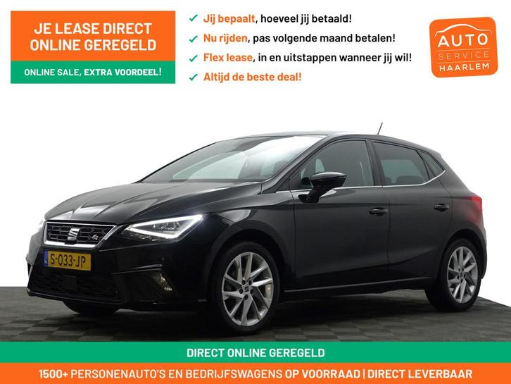 SEAT Ibiza 1.0 TSI FR Excellence Aut- Virtual Cockpit, Carpl, Auto's, Seat, Bedrijf, Te koop, Ibiza, ABS, Achteruitrijcamera, Airbags