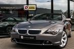 BMW 6-serie Cabrio 630i - LEER - MEMORY - STOELVERWARMING, Automaat, Achterwielaandrijving, Gebruikt, Zwart