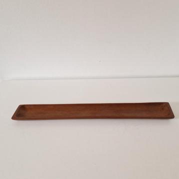 vintage teakhouten schaal stokbrood tapas schaal jaren 70 beschikbaar voor biedingen