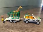Playmobil 4855 Safari Auto met Giraffe, Kinderen en Baby's, Speelgoed | Playmobil, Ophalen of Verzenden, Gebruikt, Complete set