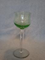 Art Nouveau Glas met Groene Kelk, Antiek en Kunst, Antiek | Glas en Kristal, Ophalen