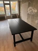 NORDVIKEN Uitschuifbare Tafel - Zwart - 210 cm - 6 personen, Huis en Inrichting, Ophalen, 100 tot 150 cm, 200 cm of meer, Zo goed als nieuw