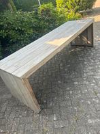Steigerhouten eettafel 250 x 80 cm, Huis en Inrichting, Tafels | Eettafels, Ophalen, Gebruikt, 200 cm of meer, 50 tot 100 cm