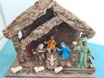 Oude kerststal,compleet, Diversen, Kerst, Ophalen of Verzenden, Gebruikt