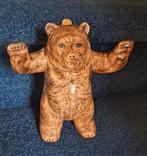 Keramieken beer,fles,antiek, Verzamelen, Beelden en Beeldjes, Ophalen of Verzenden, Zo goed als nieuw, Dier