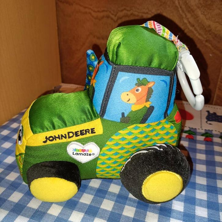 John Deere tractor knuffel Lamaze, Kinderen en Baby's, Speelgoed | Knuffels en Pluche, Ophalen of Verzenden
