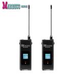 UHF Draadloze microfoonset, 2x 100-Kanaals, 2 Bodypacks, Muziek en Instrumenten, Microfoons, Overige typen, Info@marbeco.nl, Draadloos