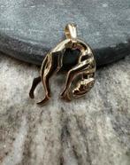 14k Gouden Panter Hanger, Ophalen of Verzenden, Zo goed als nieuw, Goud