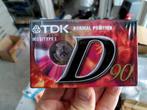 TDK D90 Cassettebandje - Nieuw in Verpakking, Cd's en Dvd's, Cassettebandjes, Overige genres, 1 bandje, Ophalen of Verzenden, Origineel