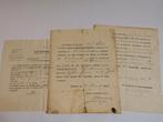 Antiquarische Documenten Utrecht 1833 1866, Antiek en Kunst, Ophalen of Verzenden