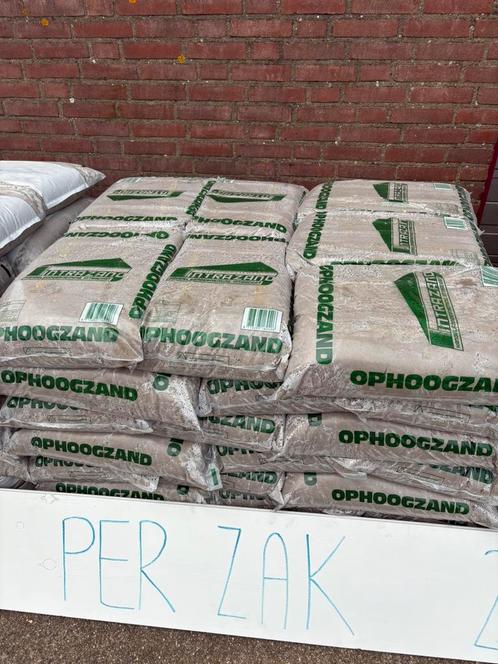 UITVERKOOP ZAND EN GRIND ZAKKEN, Tuin en Terras, Zand, Nieuw, Ophalen