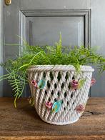Bassano Italy - Vintage bloempot keramiek!, Antiek en Kunst, Antiek | Keramiek en Aardewerk, Ophalen of Verzenden