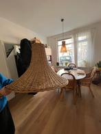 Rieten retro lamp, Huis en Inrichting, Lampen | Kroonluchters, Ophalen, Zo goed als nieuw