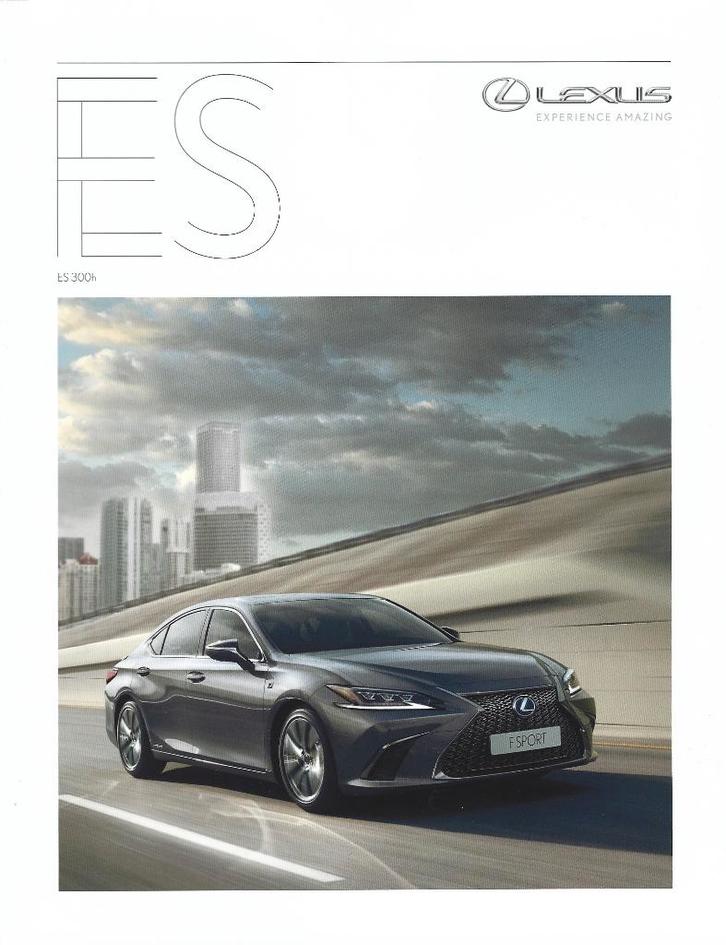 Brochure Lexus ES 300h 2018, Boeken, Auto's | Folders en Tijdschriften, Zo goed als nieuw, Overige merken, Ophalen of Verzenden