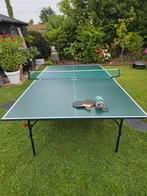 Kettler alluminium Tafeltennistafel Outdoor/Indoor + Acc., Sport en Fitness, Tafeltennis, Ophalen, Gebruikt, Tafel Outdoor, Inklapbaar