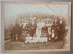kabinetfoto familie bruiloft 1900's, Verzamelen, Gebruikt, Foto, Voor 1940, Verzenden
