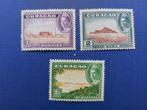 Postzegel Curacao 1943 3 zegels Eilanden 23-11, Ophalen of Verzenden, Postfris