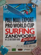 Vintage poster Pro World Cup Surfing Zandvoort 1988, Ophalen of Verzenden, Zo goed als nieuw, Rechthoekig Staand